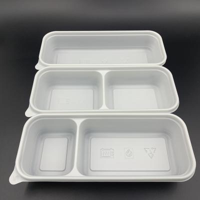 China Customized Eco - Friendly Recyclable PLA Food Box Multi - Square Disposable Deli Box With Lid for sale