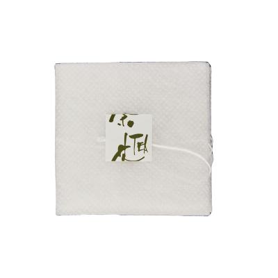 China Non Woven Food Tea Tonchant PLA COM Fiber Tea Bag Drawstring Polypropylene Bag for sale