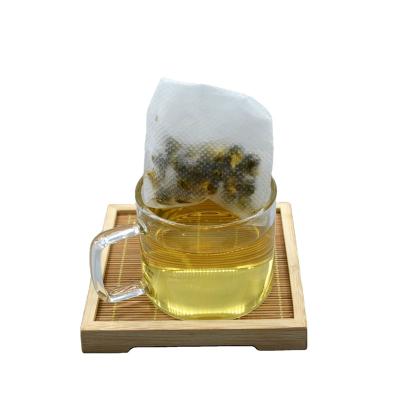 China Reflexed Reflexed Custom Reusable Custom Tea Bags Logo PLA Corn Fiber Tea Filter Bag Empty Biodegradable Tea Bag for sale