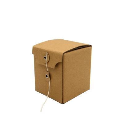 China Custom Recyclable Kraft Box Recycled Paper Packaging Box With Logo Printed for sale