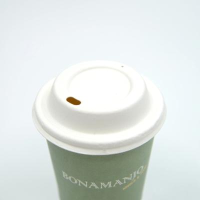 China Recyclable Custom LOGO Disposable Ppaper Cup PP Coffee 8oz 9oz Custom Hot Paper Cups for sale