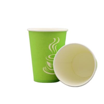 China Recyclable Paper Cups 2.5oz-24oz Paper Drink Coffee Cups Disposable Biodegradable Food Hot And Cold Cups for sale