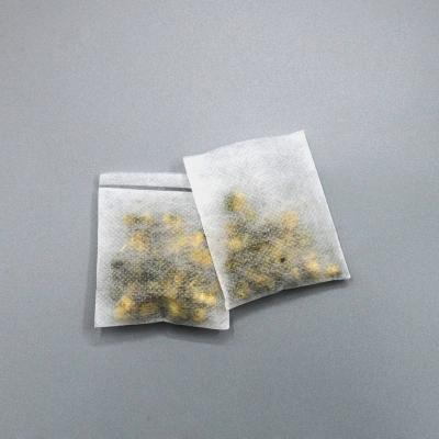 China Closed Drawstring In Stock Biodegradable Tea Bags With Suction Strings Eco Woven Fabric Filter Tea Bag Non Heat Seal Empty Loose Leaf Tea Bags for sale