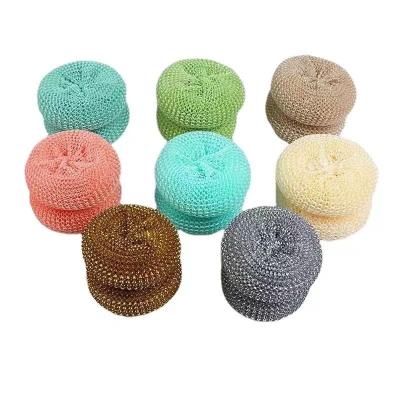 China Sustainable PET cleaning balls for cleaning stubborn stains from pots for sale