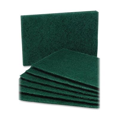 China Sustainable Green Abrasive Scrubber Rolls Cleaning Scouring Pad Rolls Scrub Pads for sale