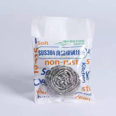 China Sustainable Grade SS Scrubber Manufacturer Heavy Duty Scourer 30g 304 for sale