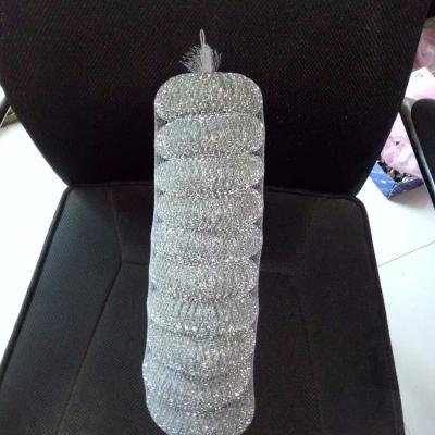 China Kitchen Viable Cleaner Galvanized Mesh Scourer for sale