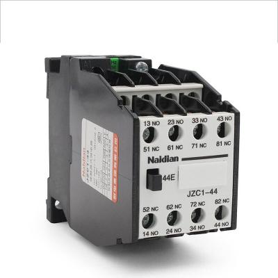 China JZC1 35mm DIN Rail Mount 3 Pole 4NO 4NC AC/DC Sealed Contactor for sale