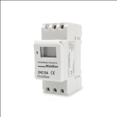 China 220V Timer Switch Naidian Good Quality AHC15A Weekday Time Switch Digital LCD Table Programmable Timer 3 Phase Timer Switch Timer Switch Relay for sale