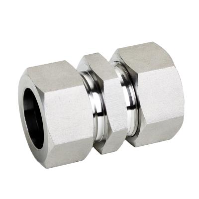 China Oil Industry Double Ferrule Compression Tube Fittings, Swivel Female Brass Pipe Fittings For Air Hoses, Tubing, Hose for sale