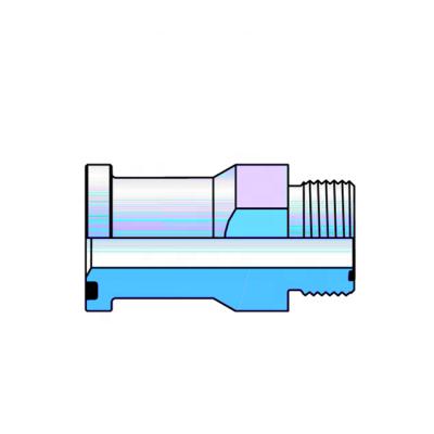 China SAE J518c Construction Machinery Hydraulic Flange Adapter, DIN 3865 Metric Fittings and Orfs Fittings for sale