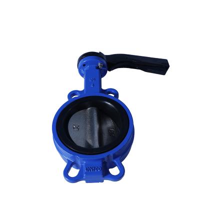 China General Virtues High Quality Ductile Iron Butterfly Valve Flange Butterfly Valve for sale