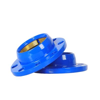 China Pipe Lines Connect Ductile Pipe Fittings Pn16 Iron Fittings High Quality PVC Pipe Lines Connect Industrial Equal Flange Oil Gas Water Round Mount for sale