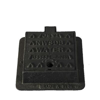 China Iron Foundry Ductile Iron Rain Water Sewage Square Heavy Duty Manhole Cover for sale