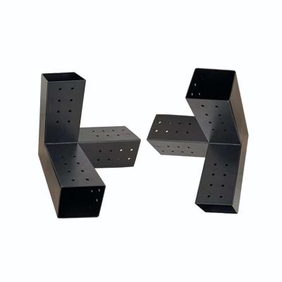 China Hot Sale Easily Assembled Arm Pergola Corner Bracket For 4x4s Three Way Extension Bracket For Pergola for sale