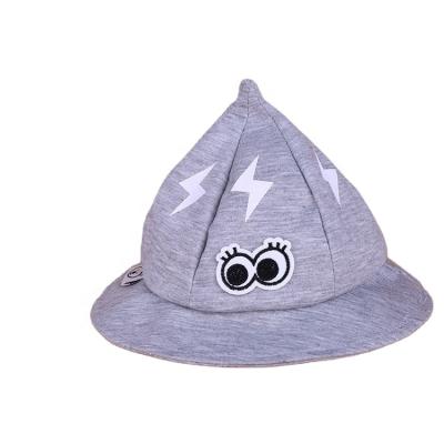 China COMMON Retail Bucket Hat Embroidery Eyes Kid Summer Style Sun Hat For Girls Boys Children Kids Bucket Hat for sale