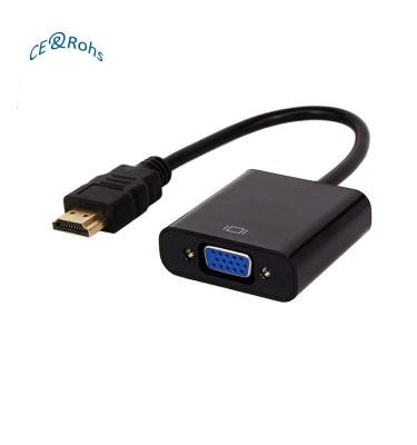 China Gold Plated 1080P HD COMPUTER MI Male To VGA Female Adapter For PC Tablets Macbook for sale