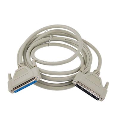 China Printer / Mac 15ft DB37 Male To Female Serial Cable 37Pin VGA Male To Female Cable for sale