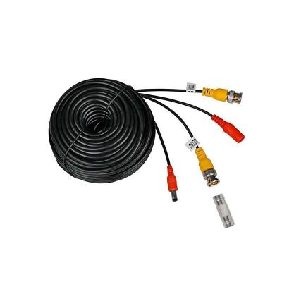 China CCTV Camera 150 Feet Pre-made All-in-One BNC Video and Power Extension Cable with Connector for CCTV Security Camera for sale