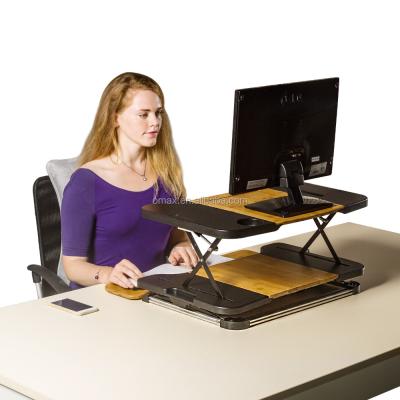 China European Office Multifunctional Standing Notebook Stand Laptop Table Omax Portable Folding Desk for sale