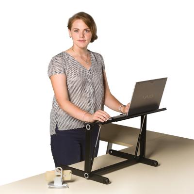 China PANEL Standing Desk Laptop Stand Desk Table Lifting Height Adjustable Sit To Stand for sale