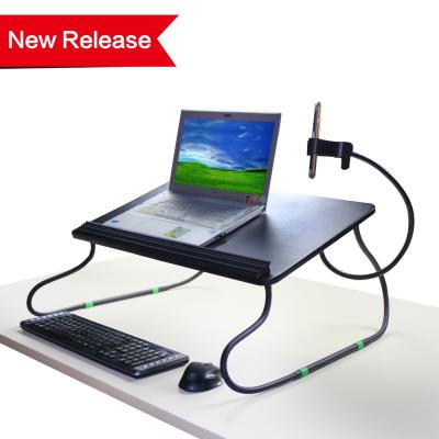 China PANEL Standing Desk Laptop Stand Desk Table Lifting Height Adjustable Sit To Stand for sale