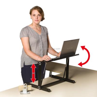 China LAPTOP DESK 2017 Office Laptop Desk / Height-Adjustable Standing Table Computer Desk for sale