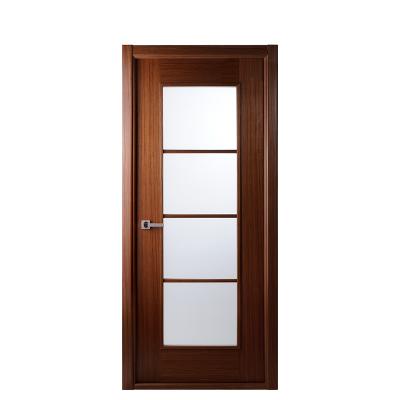 China Modern Standard Size Washroom MDF Furniture Door Furniture With Glass for sale