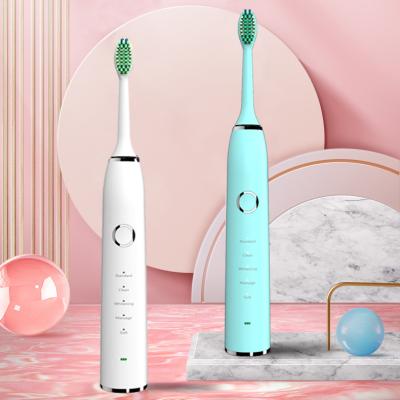 China Food Grade Dupont Nylon Stiffens 100 Days Battery Life IPX8 Days Battery Life Waterproof Sonic Electric Toothbrush Replacement Head 5 Quiet for sale