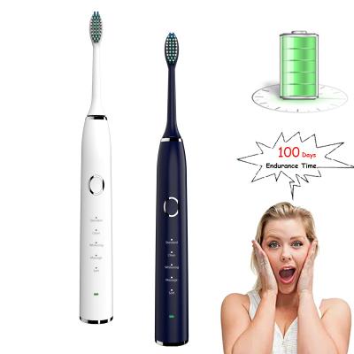 China Food Grade Dupont Nylon Stiffens 5 Speed ​​100 Days Battery Life IPX8 Sonic Kids 360 Automatic Waterproof Quiet Electric Toothbrush for sale