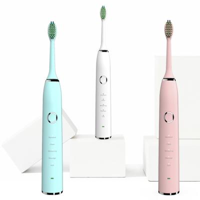 China Food Grade Dupont Nylon Stiffens Speed ​​5 100 Days Battery Life IPX8 Sonic Electric Toothbrush Powerful Ultrasonic Quiet Waterproof USB for sale