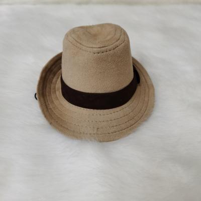 China Fashion Pet Suede Hat Dog Hat Hot Selling High Quality Cool Pet Hat for sale