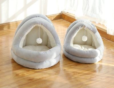 China Mechanical Washing Soft Pet Bed Washable Cat Puppy Sofa Bed House Pet Beds for sale