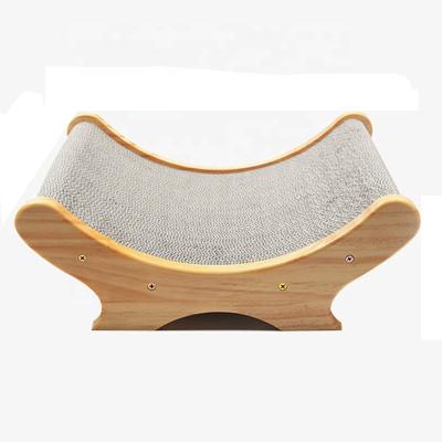 China Sustainable Cat Scratcher Cat Toy Cardboard Scratching Toy Cat Bed for sale