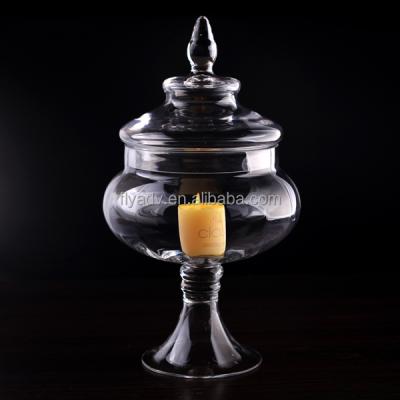 China Viable Cheap Hot Sale Christmas Glass Jar With Lid For Decoration for sale