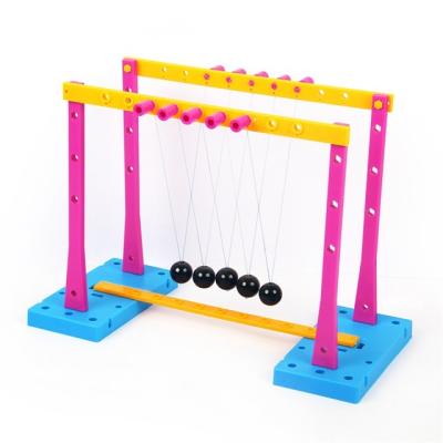 China Pendulum Scientific Puzzle DIY Science Educational Toys Best Children's Quick-Selling Newton Assembling Toys for sale