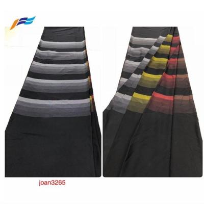 China Antistatic 100%polyester nida poly rayon fabric for formal black for sale