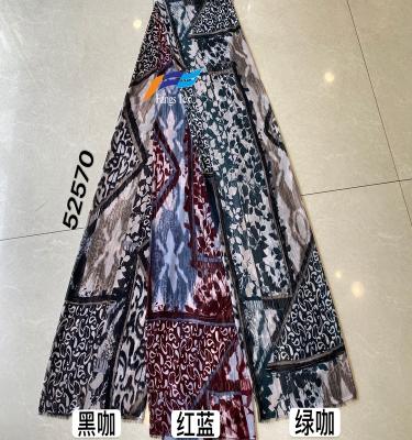 China Anti-static hot sale 100%polyester chiffon stock printed fabric for dress for sale