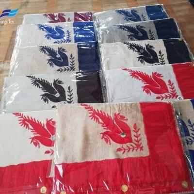 China Good Square Hot Selling Business Customer Embroidery Square Scarf For Men for sale