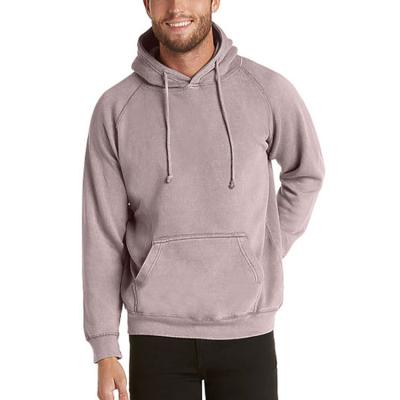 China Anti-wrinkle Cotton Polyester Regular Fit Crewneck Washed Hoodies Raglan Sleeves Sweatshirts For Men for sale