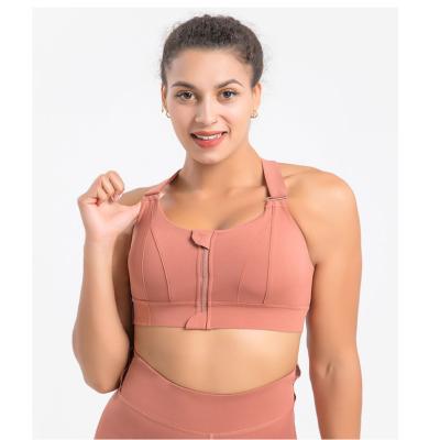 China High Quality Breathable Custom Size Elastic White 5xl Plus Push Up Breathable Running Sports Bra for sale