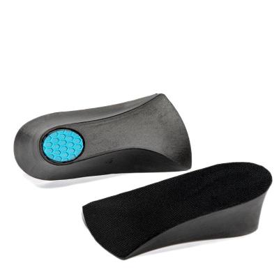 China 4cm High Increasing 4CM silicone heightened insoles Comfortable interior concealed half insoles for sale