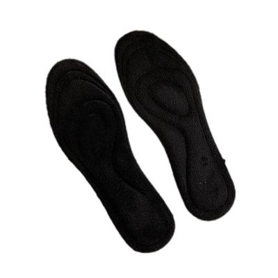 China Soft Comfortable warm Faux wool insoles Massage sweat-wicking and breathable cotton insoles for sale