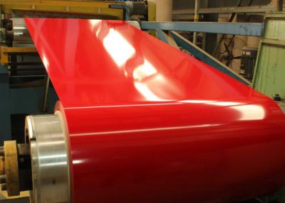 China CGCC Prepainted Steel Coil , ISO9001 40 - 275g Zinc Layer Colour Coated Coil for sale