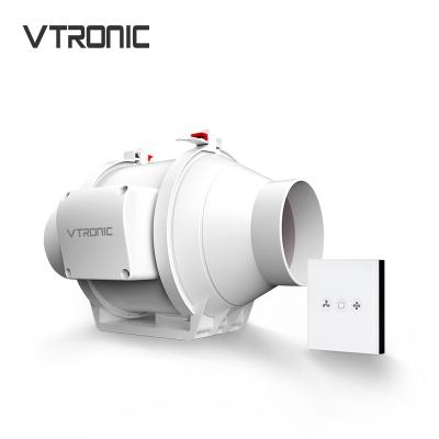 China Unique Hotels Vtronic Smoking Room Exhaust Fan With Wireless Touch Controller for sale