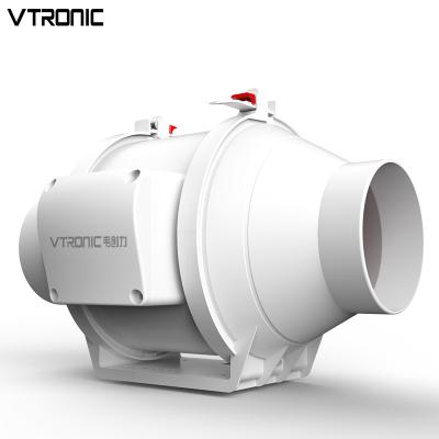 China Ventilation 4 Inch 220v Silent In Line Duct Centrifugal Fan For Hydroponic Growing Room for sale