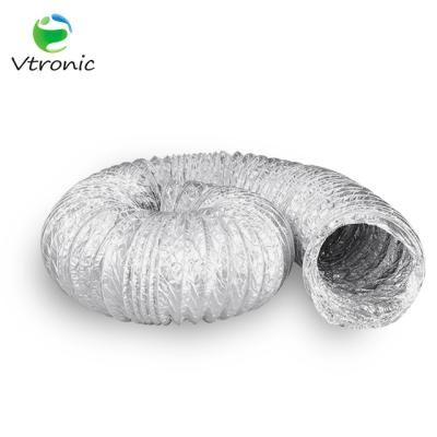 China Flexible/Heat Resistant Aluminum Foil/Insulation Around Flexible Duct Waterproof 4/6/8 Inch Vent Pipe for sale