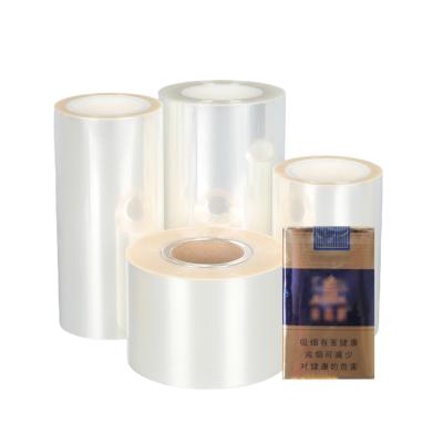 China Tobacco Wrapping Film Wholesale Bopp Film Lamination Glossy Cold Thermal Lamination BOPP TobaccoFilm for sale