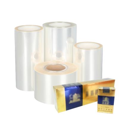 China Tobacco Wrapping Film Bopp Film For Cigarette Tobacco Packing Opp Film For Tobacco Box for sale