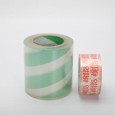 China Custom transparent adhesive waterproof packing tape acrylic packing glue for bopp film for sale